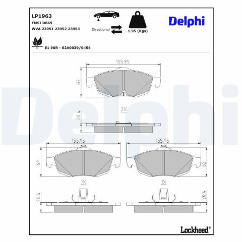 Комплект тормозных колодок, дисковый тормоз Комплект тормозных колодок, дисковый тормоз