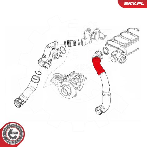 Шланг подачи наддувочного воздуха