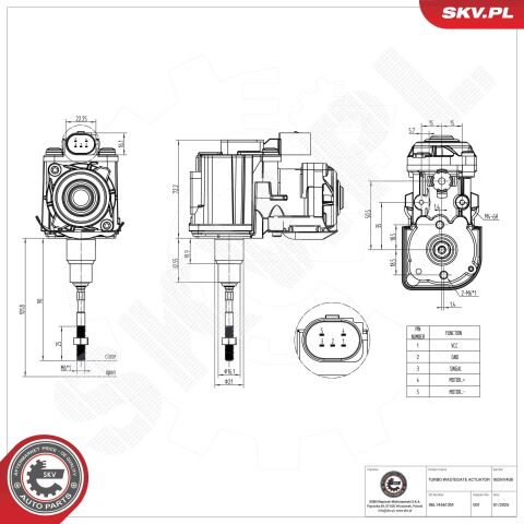 Клапан регулювання тиску наддування