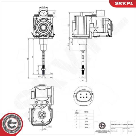 Клапан регулювання тиску наддування