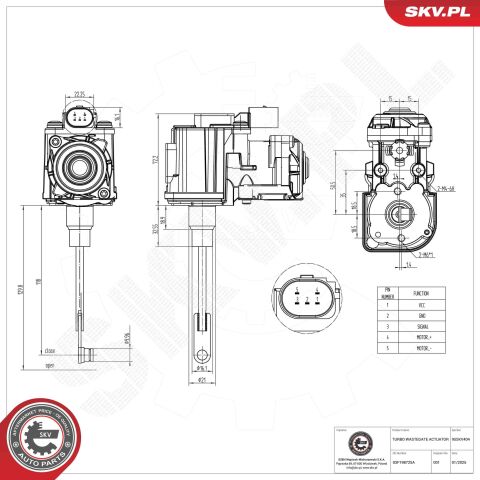Клапан регулювання тиску наддування
