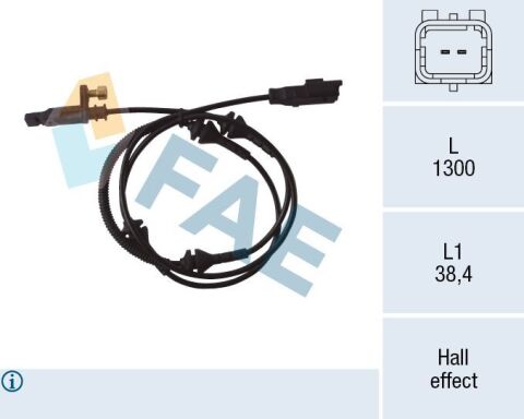 Датчик, кількість обертів колеса