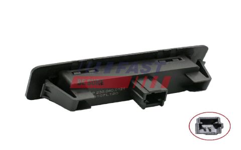 Переключатель, замок задней двери