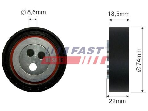 Натяжний ролик, поліклиновий ремінь Натяжний ролик, поліклиновий ремінь