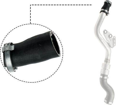 Шланг подачі наддувального повітря Шланг подачі наддувального повітря