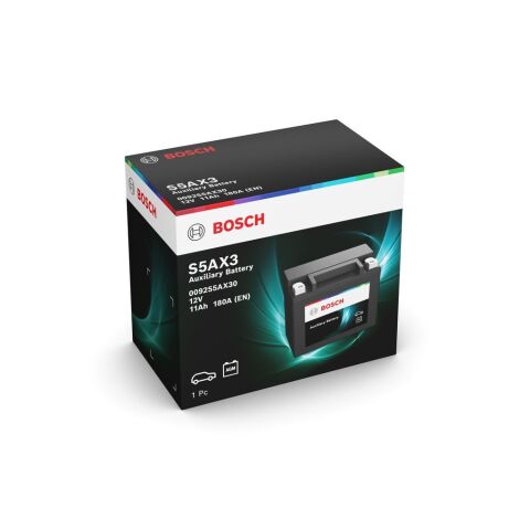 Акумуляторна батарея 11Ah/180A S5AX Aux (150x87x130/+L/BO) (Start-Stop/AGM/допоміжна)