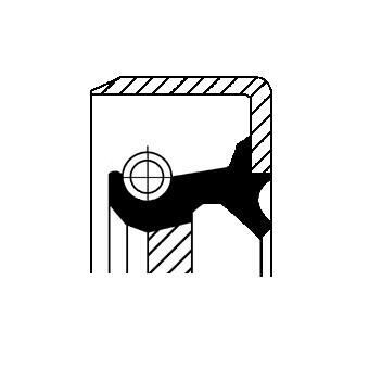 Сальник резинометаллический Сальник резинометаллический