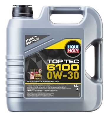 Моторное масло LIQUI MOLY TOP TEC 6100 0W-30, 4 литра