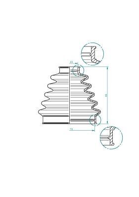 Гофрований кожух, приводний вал Гофрований кожух, приводний вал