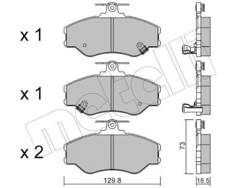 Комплект тормозных колодок, дисковый тормоз