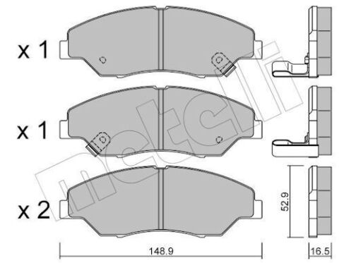 Комплект тормозных колодок, дисковый тормоз