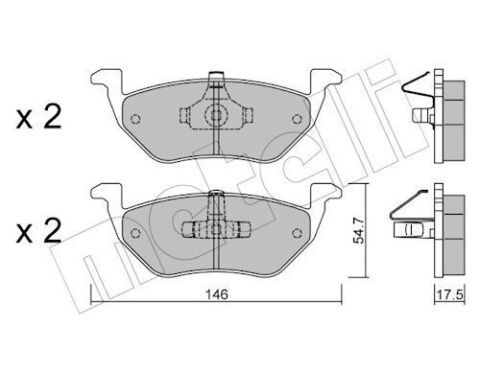 Комплект тормозных колодок, дисковый тормоз