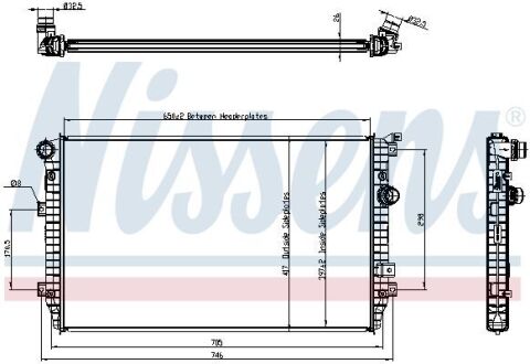 Радиатор, охлаждение двигателя Радиатор, охлаждение двигателя