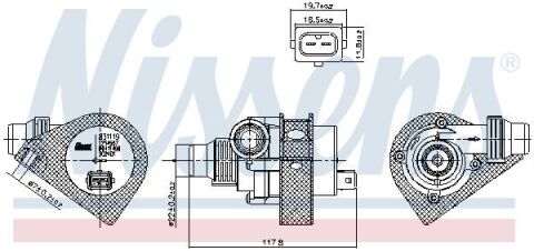Насос охолоджувальної рідини, охолодження двигуна Насос охолоджувальної рідини, охолодження двигуна
