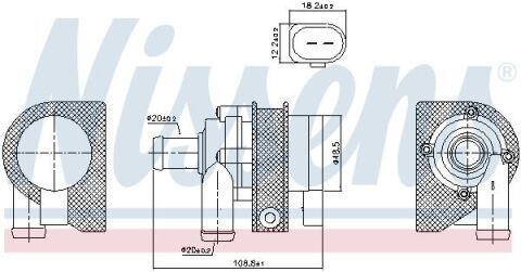 Помпа водяна, охолодження двигуна Помпа водяна, охолодження двигуна