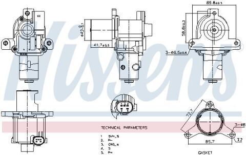 Клапан системи рециркуляції ВГ