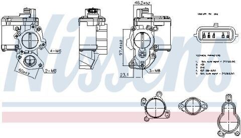 Клапан системы рециркуляции ОГ