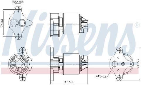 Клапан системи рециркуляції ВГ