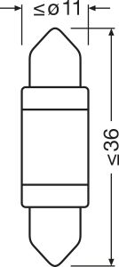 Лампа розжарювання, світильник салону