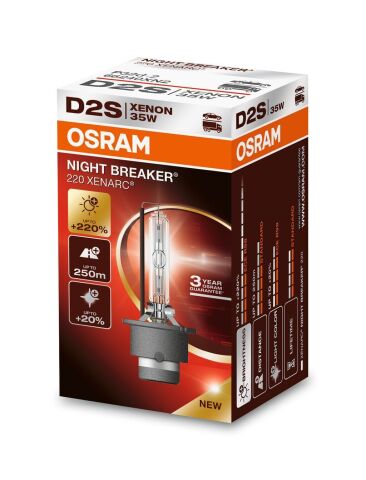 Лампа ксенонова D2S 35W 12V NIGHT BREAKER 220 Xenarc