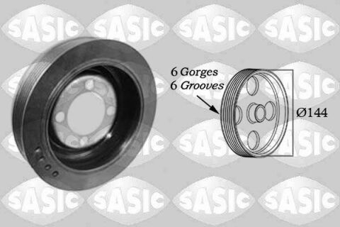 Шків, колінчатий вал