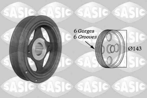 Шків, колінчатий вал