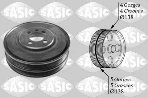 Шкив, коленчатый вал