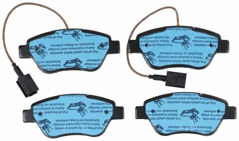 Комплект гальмівних накладок, дискове гальмо Комплект гальмівних накладок, дискове гальмо