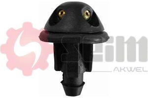 Форсунка подачі води для миття, система склоочисників