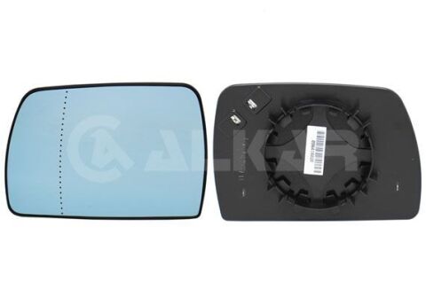 стекло зеркала левое +Госак, асферич, голубое, обогрев