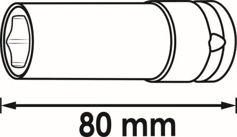 Набор ударных головок 1/2" для шиномонтажа 18.5/19.5 мм.