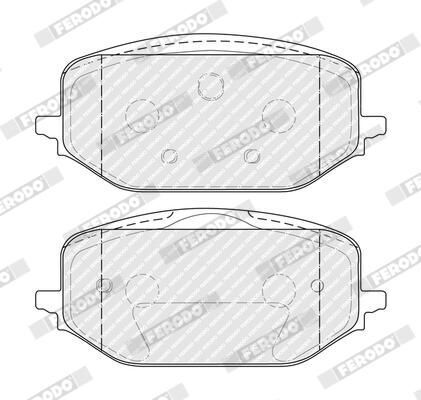 Колодки тормозные дисковые (комплект 4 шт)