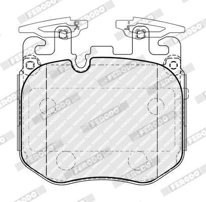 Комплект тормозных колодок.