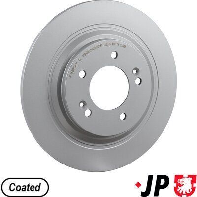 Диск гальмівний задній KONA (OS, OSE, OSI) EV 18-23, KIA OPTIMA (JF) 1.7 CRDi 15-18