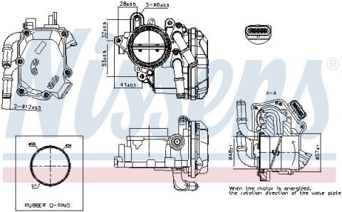 Дросельна заслонка GOLF 13-, BEETLE, T-ROC, SKODA, AUDI