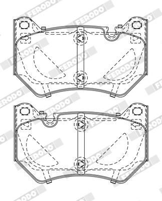 Колодки тормозные дисковые (комплект 4 шт) Колодки тормозные дисковые (комплект 4 шт)