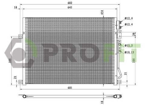 Конденсер кондиціонера Конденсер кондиціонера