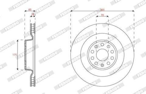 Диск тормозной Диск тормозной