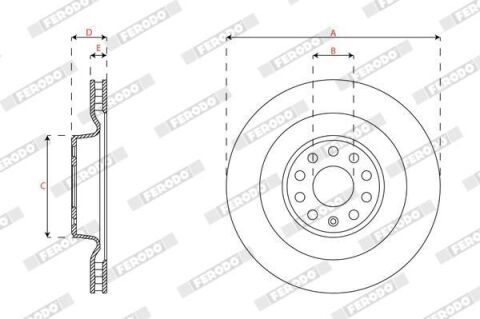 Диск тормозной Диск тормозной