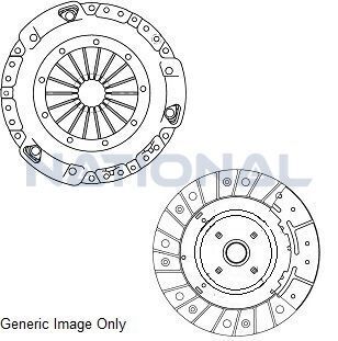 Комплект зчеплення BOXER/JUMPER 10- (258mm)