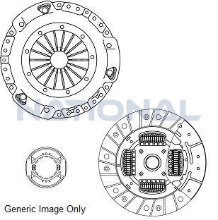 Комплект зчеплення MATIZ 05-13 (180mm) Комплект зчеплення MATIZ 05-13 (180mm)