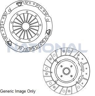 Комплект зчеплення TUCSON/SPORTAGE 18-22 (240mm) Комплект зчеплення TUCSON/SPORTAGE 18-22 (240mm)