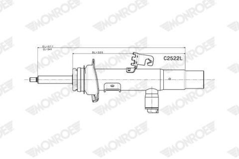 Амортизатор газомасляный