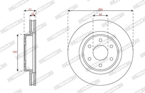 Диск тормозной