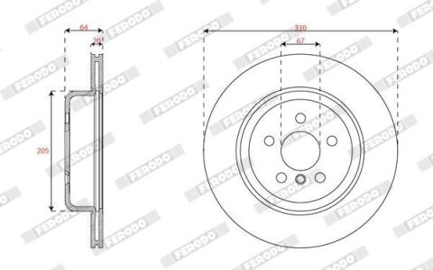 Диск гальмівний