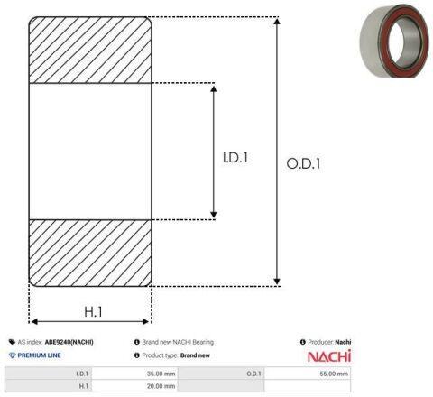 Подшипник шариковый d>30