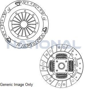 Комплект сцепления DUSTER/QASHQAI/MEGANE 10- (215mm)