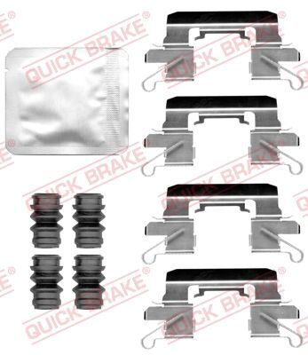 Комплект монтажний дискових гальмівних колодок 