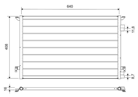 Конденсатор, система кондиціонування повітря