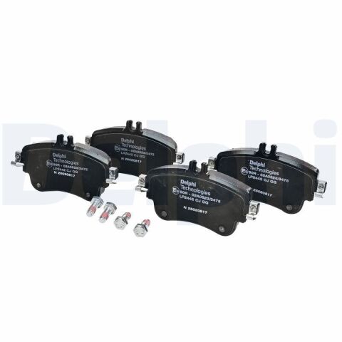 Комплект гальмівних накладок, дискове гальмо